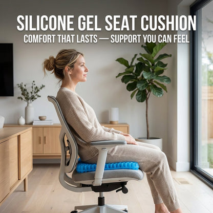 Silicone Gel Seat Cushion for Long Sitting🪑✨